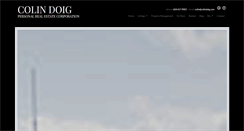 Desktop Screenshot of colindoig.com